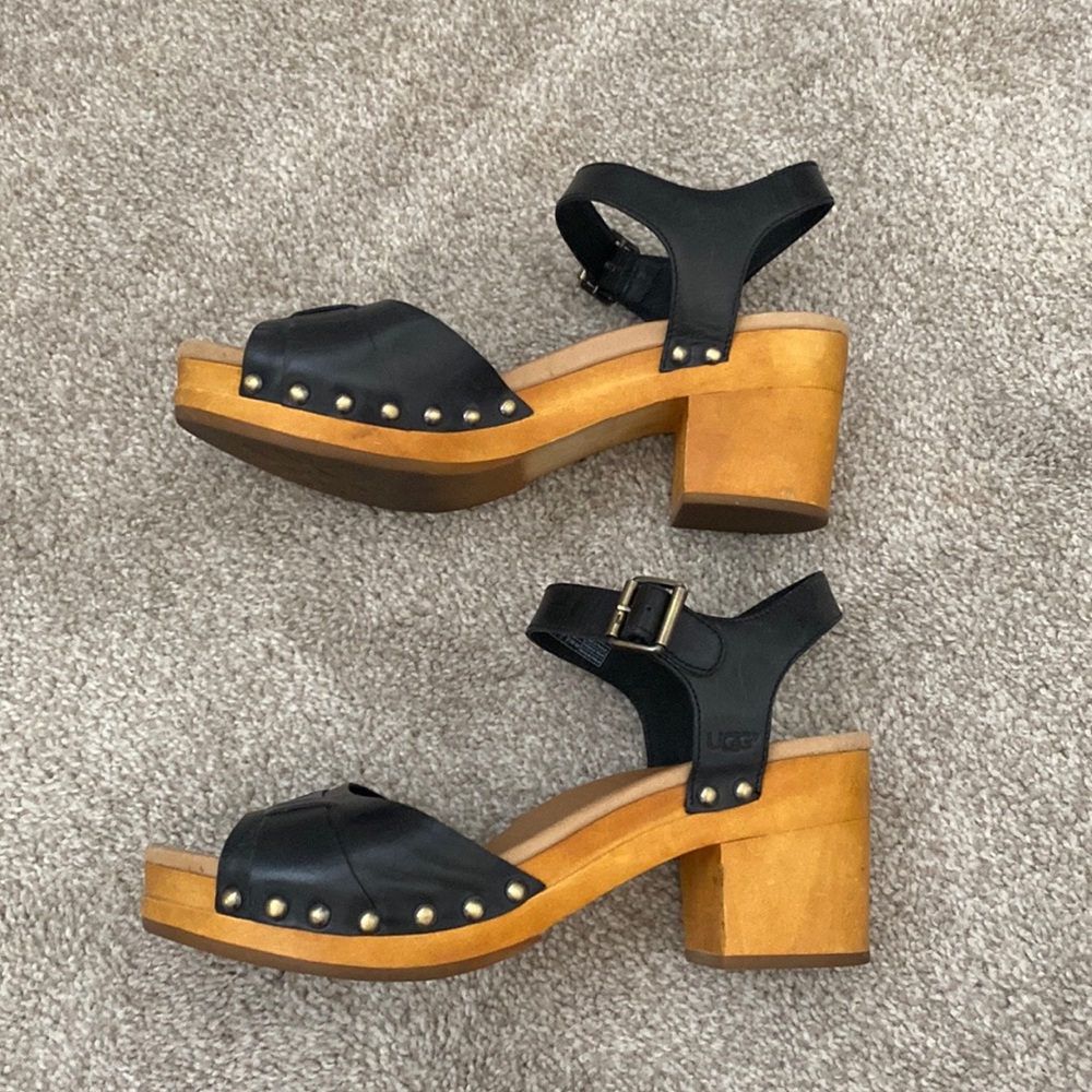 UGG Janie Clog Sandal Black